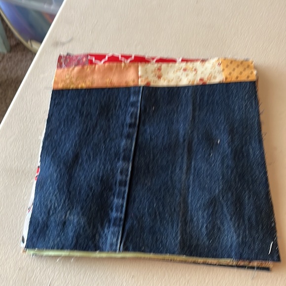 New, Handmade/Hand Cut by Me, Set of Ten, 10 1/4” Scrap Quilt Blocks, Recycling - Picture 5 of 5